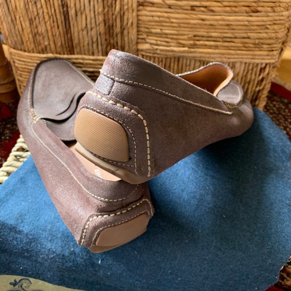 Donald Pliner // Light Brown Leather Drivers - Picture 9 of 9